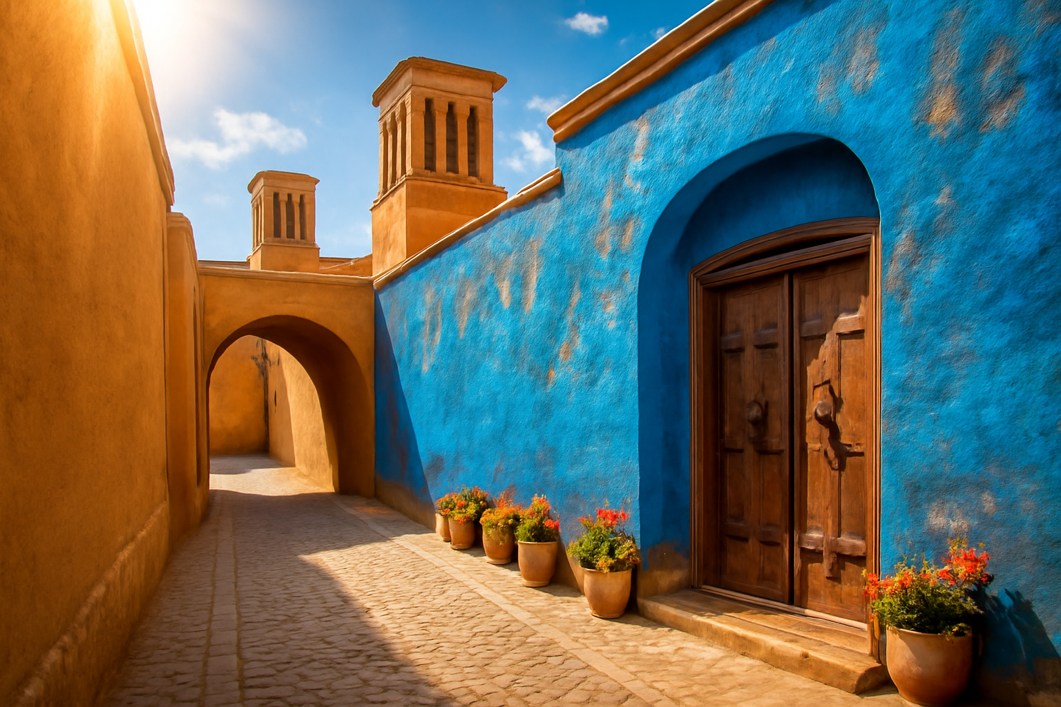 🏘 Las callejuelas azules de Yazd