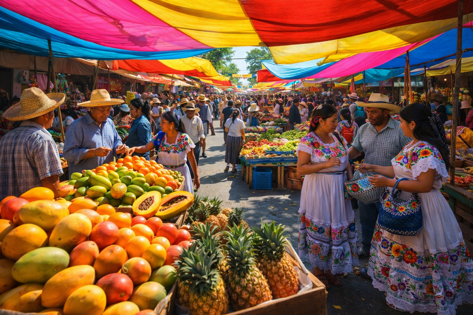 ⚖️ تیانگیس؛ وقتی بازار ایرانی در مکزیک نفس می‌کشد 🇲🇽🇮🇷